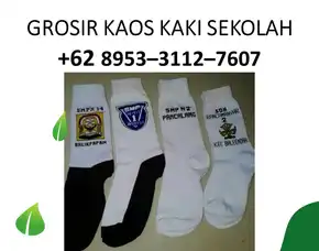 Kaos Kaki Pendek Tangan Pertama Kaos Kaki Logo Sekolah Untuk Sekolah Anak Tuban Jawa Timur