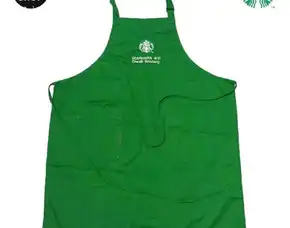 Celemek Green Apron Starbucks Coffee Ciwalk Bandung Vintage