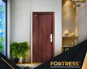 Elegan (Fortress) Pintu Rumah Baja Fortress Di Nabire