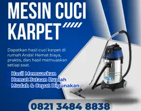 Jual Mesin Cuci Karpet Di Gunungkidul, Solusi Cuci Karpet Lebih Cepat