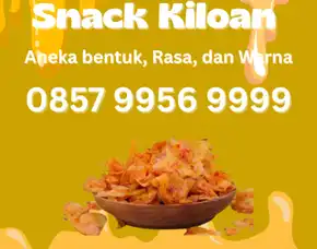Beli Snack Kiloan, Gratis Saran Packaging & Branding