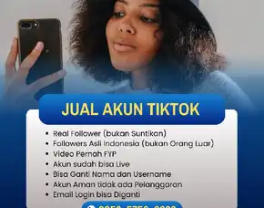 Jual Akun Tiktok 8k Followers