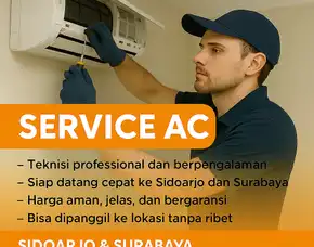 Tempat Service Ac Rumah Sidoarjo