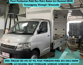 Anak Tangguh, Pusat Pembuatan Mobil Box Maksi Badan Gizi Nasional (Bgn) Temanggung Wonogiri Wonosobo