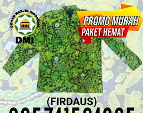 Kemeja Batik Dmi Gorontalo Papua Barat Raudhah Batik Pekalongan