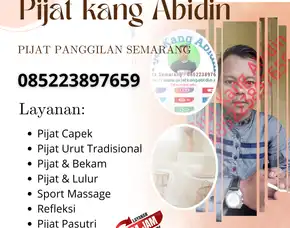 Pijat Kebugaran Untuk Capek Panggilan Di Semarang