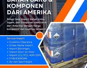 Jasa Import Bahan Kimia, Logam, Dan Kompenen Elektronik Dari Amerika
