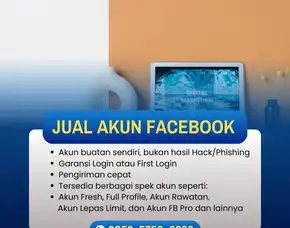 Jual Akun Fb Fresh