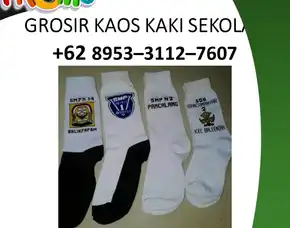Kaos Kaki Bordir Harga Nego Kaos Kaki Logo Sekolah Untuk Mts Hulu Sungai Selatan Kalimantan Selatan